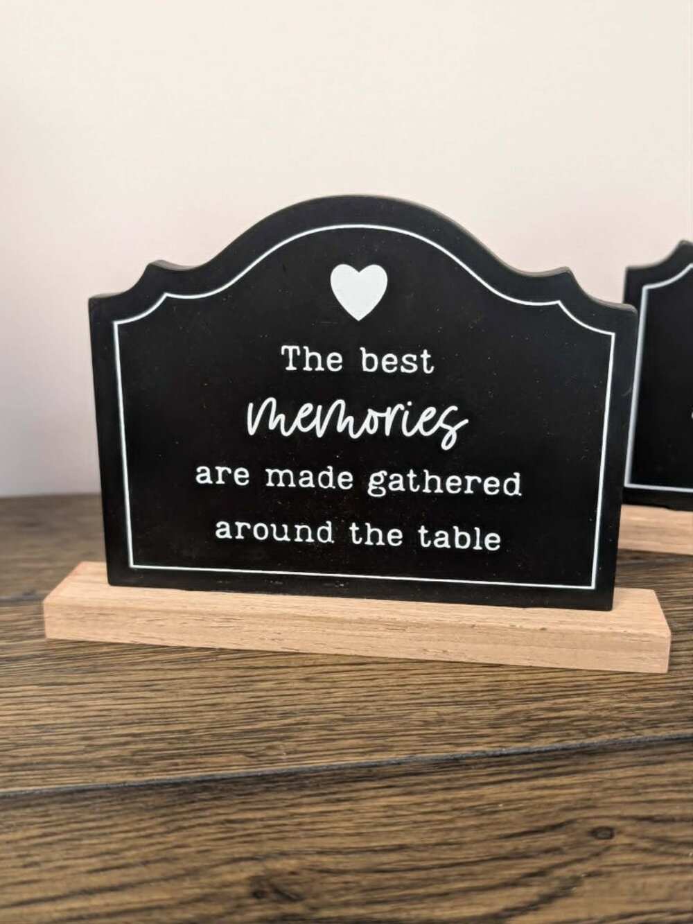 Bella Maison The Best Memories Farmhouse Table Décor Sign